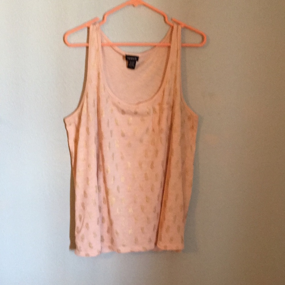 Torrid Size 1 Tank Top Light Pink